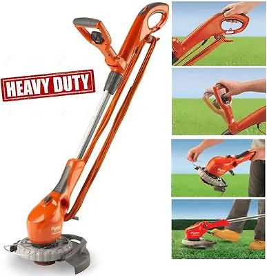 Flymo Strimmer Lawn Trimmer Grass Edger 650E Contour Corded H-Duty Plant Guard • £69.99