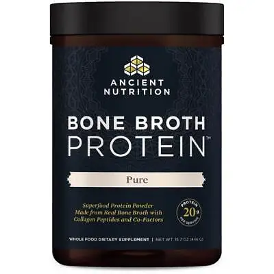 Ancient Nutrition Bone Broth Protein - Pure 15.7 Oz Pwdr • $45.01