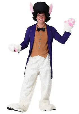 Adult White Rabbit Alice In Wonderland Bunny Hare Costume SIZE STANDARD (Used) • $52.99