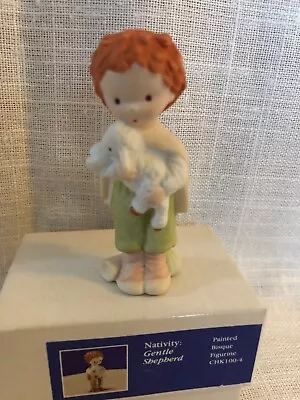 1981 Hallmark Mary Hamilton Nativity Figurine Gentle Shepherd With Box • $12.99