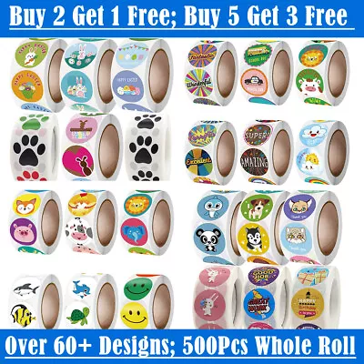 £4.79 • Buy 500X Kids Reward Birthday Stickers Teachers Parent Children Praise School Labels
