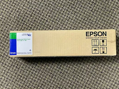 Epson S041746 Singleweight Matte Paper 17  X 131.2  (432mm X 40m) (1-Roll) • $35