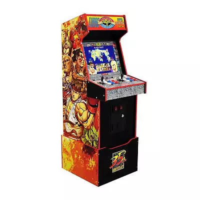 Arcade1UP 14 In 1 Street Fighter II Turbo Legacy Video Arcade Gaming Machine NEW • $650.92