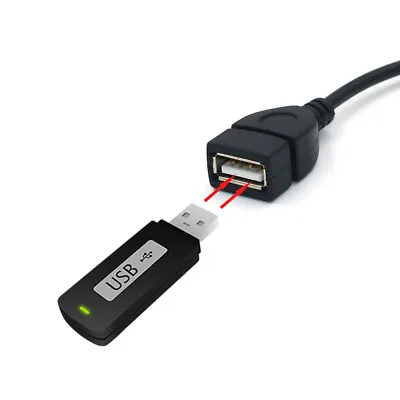 3.5mm Male Audio AUX Jack To USB 2.0 Type A Female OTG Converter Adapter Cable • $7.69