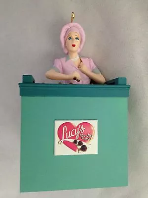 Hallmark Keepsake 4  Pink Job Switching I Love Lucy Windup Figurine Ornament  • $17.90