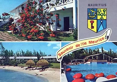 Vintage Continental Size Postcard Club Mediterranee Island Of Mauritius • £4.82