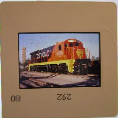Vintage Railroad - N De M Mexico -  Locomotive - 10018  Pakon -  Film Slide • $12