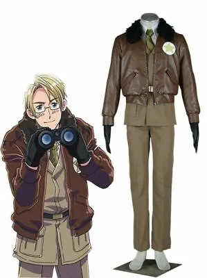 NEW! Cosplay Costume Axis Powers Hetalia APH America Army Uniform Full Set* • $60.60