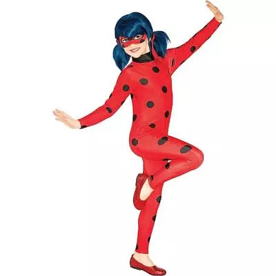 Rubie's Miraculous Ladybug Girl's Superhero Fancy Dress Costume • £17.99