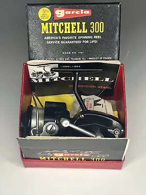 Vintage Garcia Mitchell 300 Spinning Reel In Box With Paperwork • $125