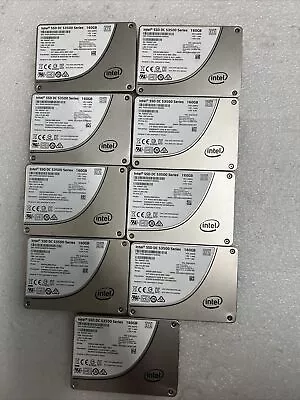 Lot Of 9 Intel 160GB SATA 6Gb/s 2.5  Solid State Drive SSDSC2BB160G4 S3500 • $89.99