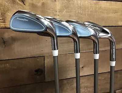 $199.95 • Buy DEMO RH Women's Powerbilt Golf EX-550 Hybrid Iron Set #8-SW Lady Flex 2707-383G