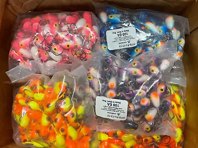Bulk Painted Jig Heads 500 Ct 1/2 Oz Assorted Colors • $127.46