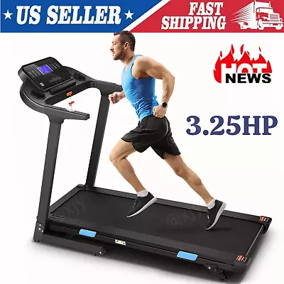 Folding Treadmill With Incline 3.25HP Running Walking Machines For Home Fitness@ • $475.99