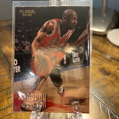 1996 96-97 Fleer Michael Jordan #13 Chicago Bulls • $3.99