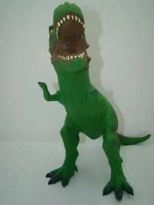 T-REX Dinosaur RUBBER INFLATED  20 INCHES HEAD TO TAIL  14 INCHES TALL • $24.99
