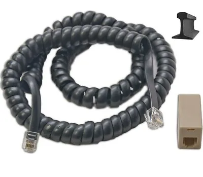 Digitrax LNCCMC1 ~ New 2024 ~ Coiled LocoNet Cable With Modular Adapter RJ12 • $18.62