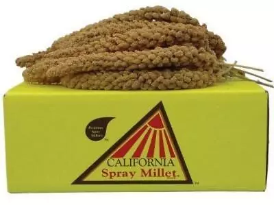 California Golden Spray Millet For Birds 5-LBS  Premium Spray Millet Bird Treat • $74.99