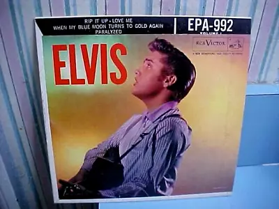 Elvis Presley - EX VINYL & EX CARDBOARD PIC SLEEVE & EX AUDIO -EPA 992 - Vol. 1 • $29.99