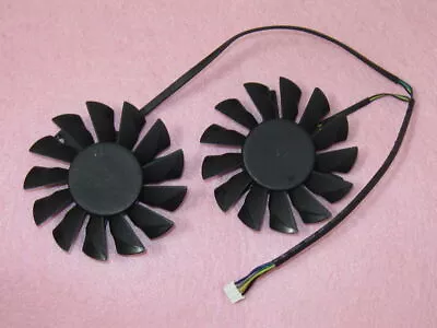 Pair Fans Cooler Fan For MSI GTX 570 460 R7950 R6790 R6850 PLD08010S12HH 75mm • $14.69