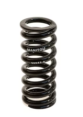 Manitou Rear Shock Coil Spring 500lbs X 2.0  Black Steel 500x2.0 MTB NEW • $20.69