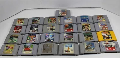 Discounted Nintendo 64 Lot Of 25 Games - Banjo Kazooie Mario Party Goldeneye • $76