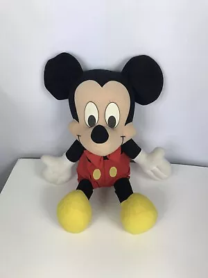 Vintage Large Disney Mickey Mouse Plush With Bow Tie 20  Toy Jumbo • $13.59