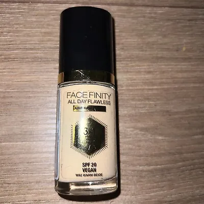 Max Factor Facefinity 3 In 1 Flawless Foundation SPF 20 30ml -W62 Warm Beige • £7.49