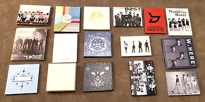 17+ ALBUMS KPOP LOT U-KISS B2ST Wonder Girls 2AM Sound-G Block.B W.here Complete • $120