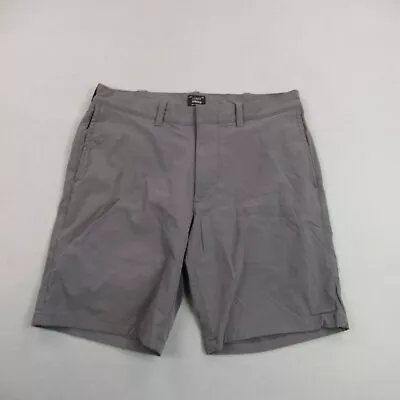 J Crew Shorts Mens 32 Pocket Button Lightweight Outdoors Gray Chino Casual • $19.97