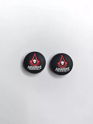 Analog Thumb Grips Assassins Creed Black And Red For Ps4/ Ps5/ Xbox1/ Xbox... • $10