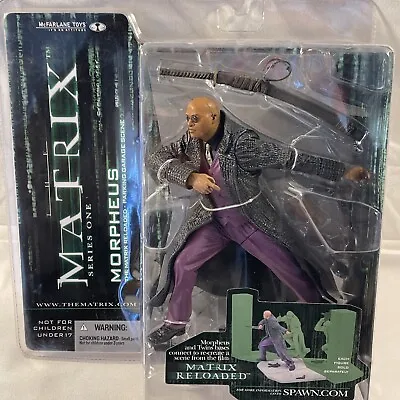 Matrix Reloaded Morpheus Series One Action Figure Parking Garage Scene McFarlane • $39.99