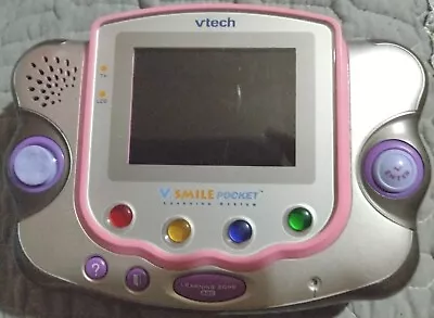 Tested! VTech V Smile Electronic/Battery Operated Cyber Pocket Learning System  • $39.74