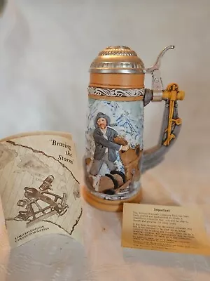 Norman Rockwell Collector's Stein 1982  Braving The Storm  Limited Edition #3271 • $20