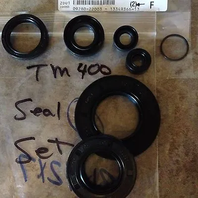 Suzuki TM400 1971-75 TS400 72-77 Engine Main Crank Shaft Seal Set Vintage AHRMA • $31.95