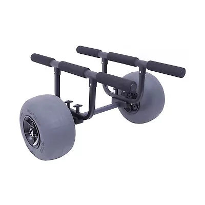 Heavy Duty Kayak Cart Dolly | Inflatable Balloon Beach Wheels | 330 Lb Weight • $169.90