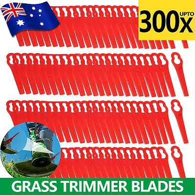 Up To 300pcs Plastic Grass Trimmer Blade For Ozito Kuller Bosh Garden Lawn AU • $18.99