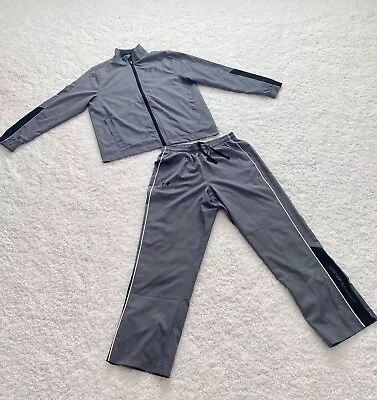 2pc Under Armour Track Suit Warmup Basketball Gray Loose Fit Wide Leg Men’s M/L • $49.99