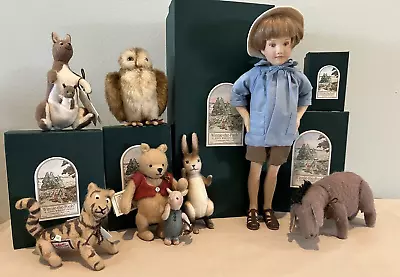 R John Wright - Pocket Christopher Robin And Pooh Set - 8 Pieces In The Set • $1895