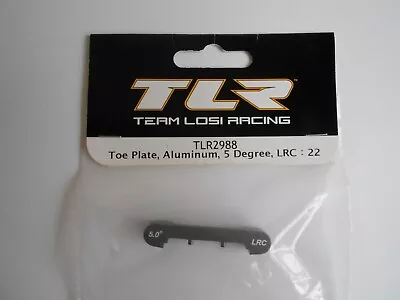 Team Losi Racing TLR 22 Aluminium Toe Plate 5 Deg LRC TLR2988 New 22T 22 SCT • £6.50