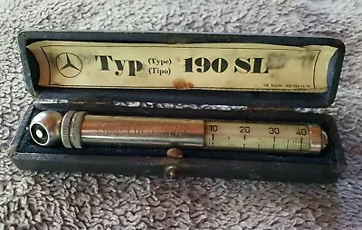 Mercedes 190SL Tire Pressure Air Gauge Messko With Box Paperwork 0005841639 W121 • $1250