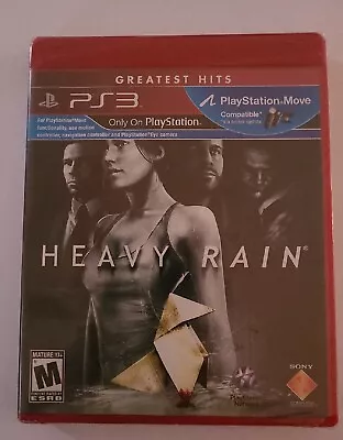 Heavy Rain Ps3 Playstation 3 Greatest Hits Brand New Sealed N1.8 • $19.99