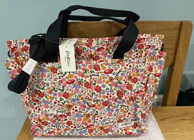 £24.50 • Buy Cath Kidston Little Tripper Medium Bag - Brave Soul, Floral Canvas RRP £55 BNWT