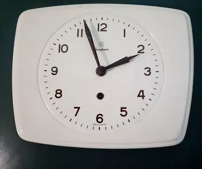 Junghans Wind Up Ceramic Wall Clock Made In Germany NOT COMPLETE • $45
