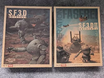 Ma.K Inspired Boardgame S.F.3.D Original + S.F.3.D II Sci Fi Military Strategy • £300