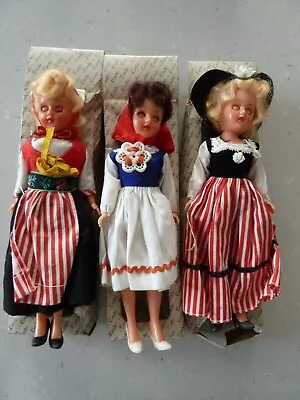 6 Vintage Dolls In National Costume • £12
