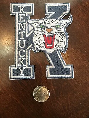 $5.59 • Buy University Of Kentucky Wildcats Vintage Embroidered Iron On Patch  3  X 3.5 A1