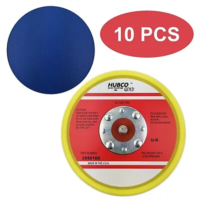 5” Vinyl Face PSA Sanding Backing Pad 24 Thread Mounts For DA Sanders (10 PCS) • $90.99