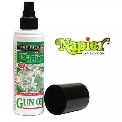 Napier Gun Oil 175ml Pump Spray Suitable For All Guns Non Pressurised Pack VP90 • £13.75