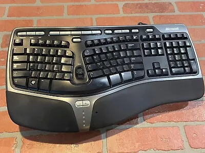 Microsoft Natural Ergonomic 4000 V1.0 Keyboard With Angle Stands KU-0462 Wired • $59